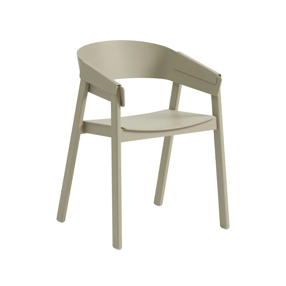 Cover armchair karmstol, Dark beige Muuto