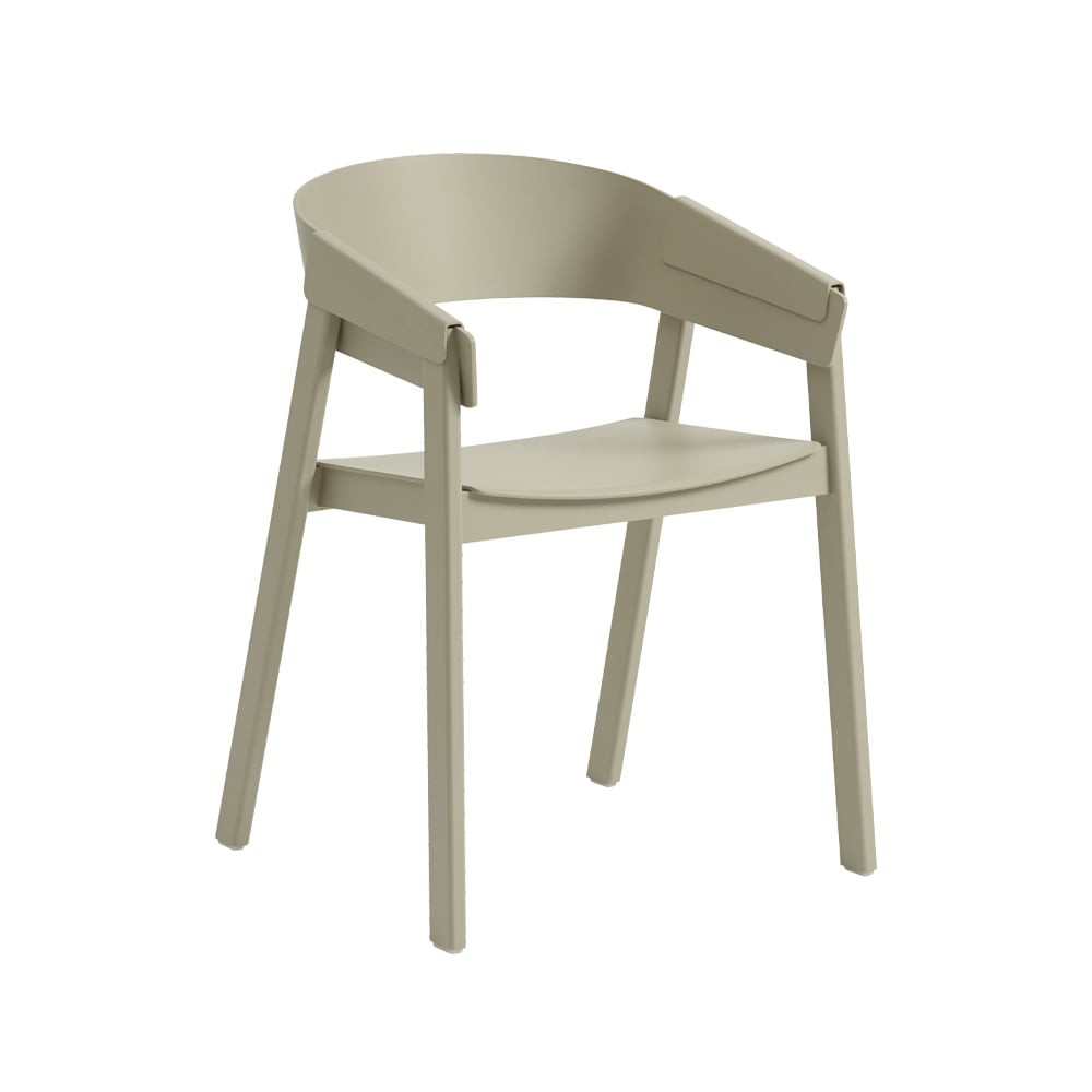 Muuto Cover armchair karmstol Dark beige