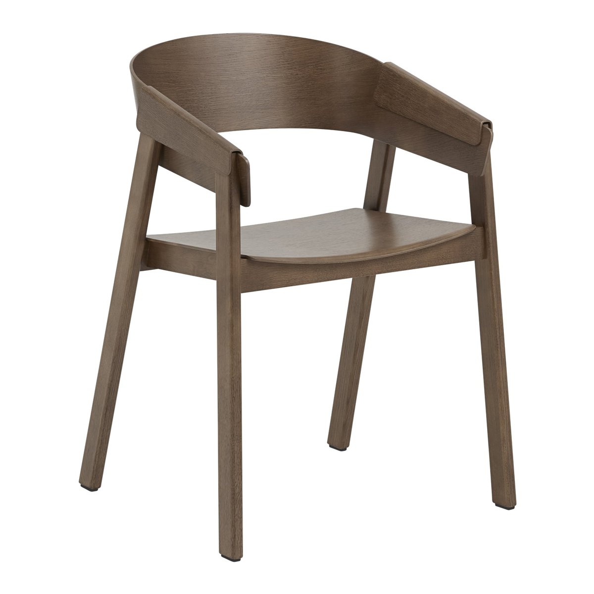 Muuto Cover armchair karmstol Stained dark brown | Skandinavisk Design | Stoler | Brun