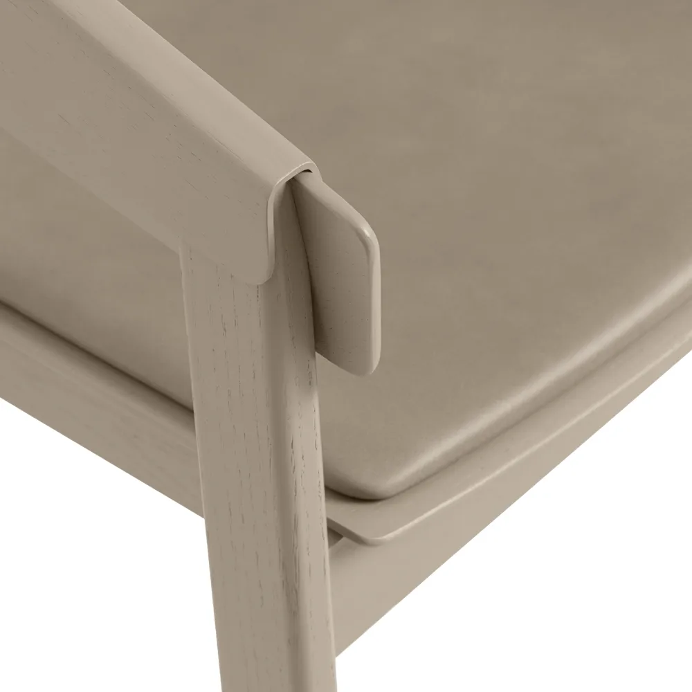 Cover karmstol trukket sete, Remix 183-black Muuto