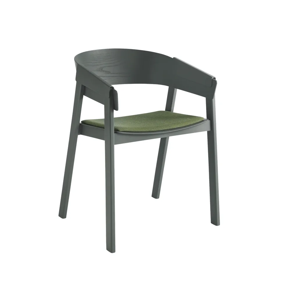 Cover karmstol trukket sete, Remix 933-green Muuto