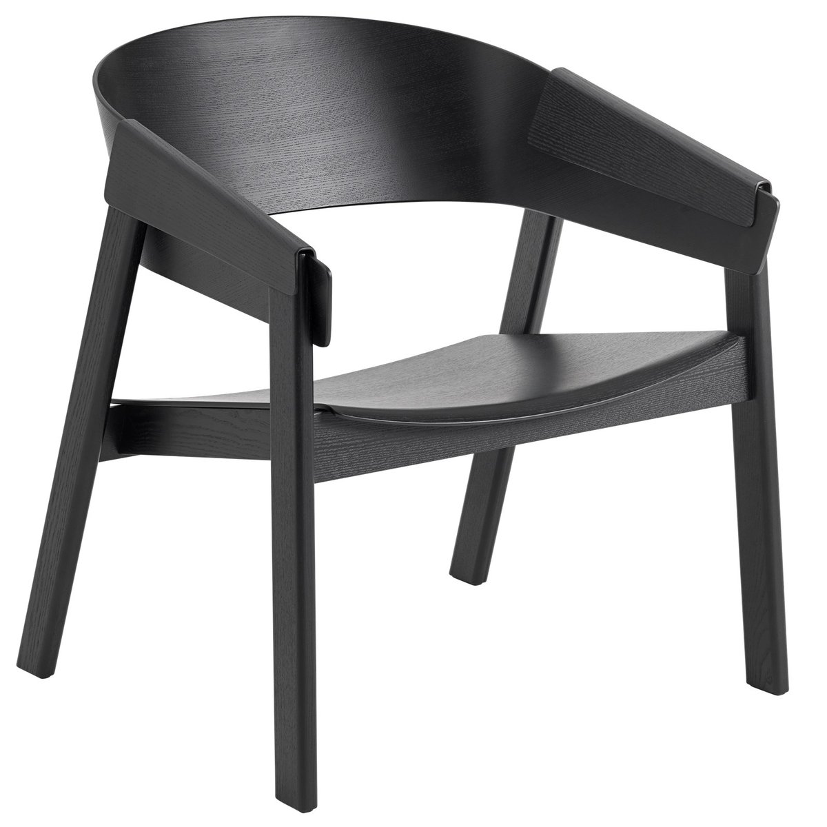Muuto Cover lounge chair Svart | Skandinavisk Design | Lenestoler & Fotskamler | Svart