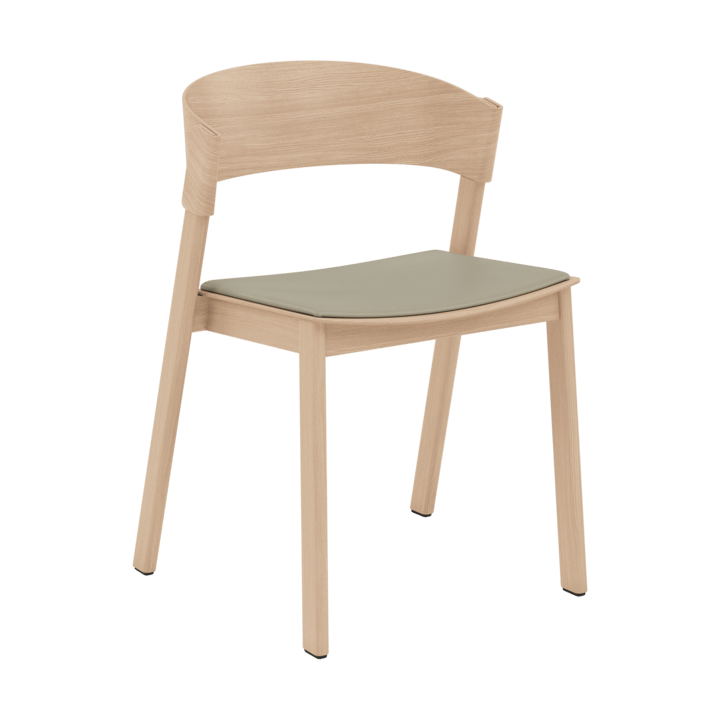 Cover Side Chair leather - Stein-eik - Muuto