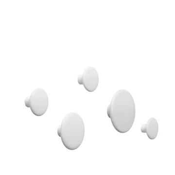 Dots klesknagger 5 stk - Kremhvit - Muuto