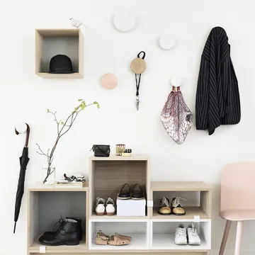 Dots klesknagger 5 stk - Kremhvit - Muuto