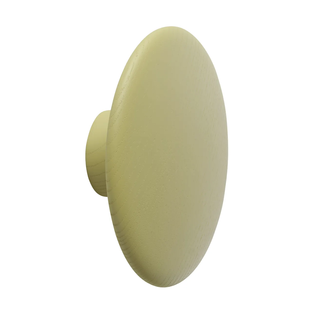 Dots Wood knagg, Light olive, Ø13 cm Muuto