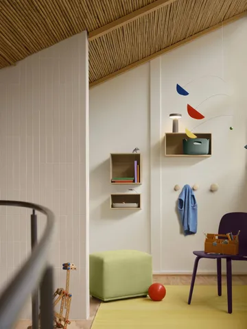 Dots Wood knagg - Light olive, Ø9 cm - Muuto