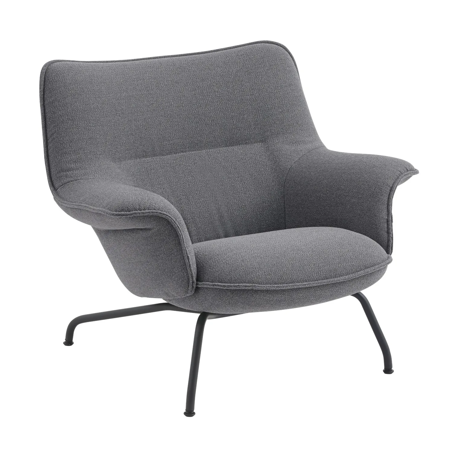 Doze lenestol lav, Ocean 80-anthracite black Muuto
