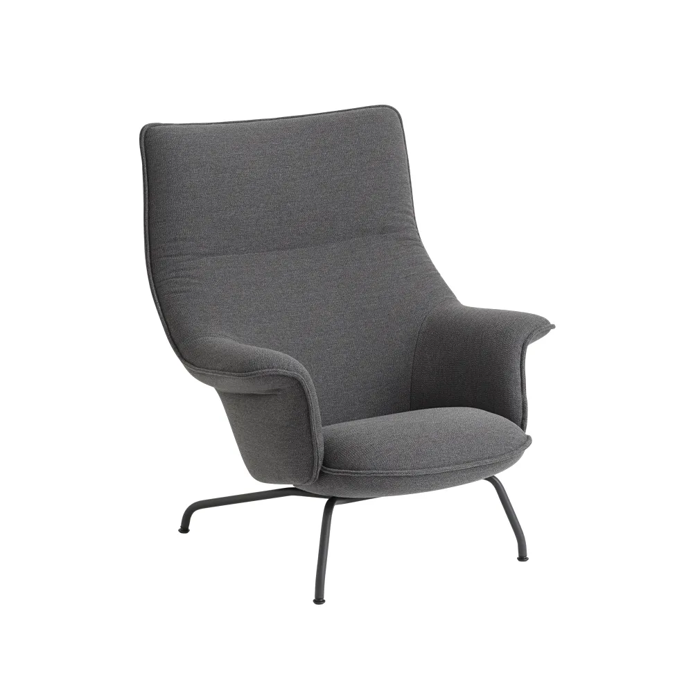 Doze lenestol, Ocean 80-Anthracite black  Muuto