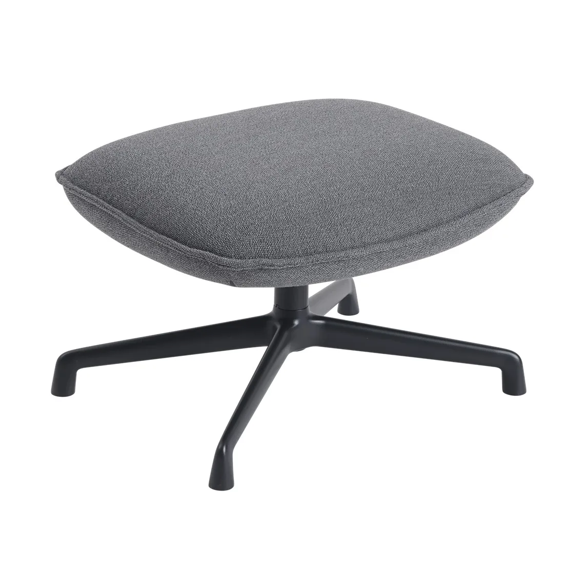 Doze ottoman swivel base, Ocean 80-anthracite black Muuto