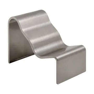 Dream View benk - Børstet stål, 60 cm - Muuto