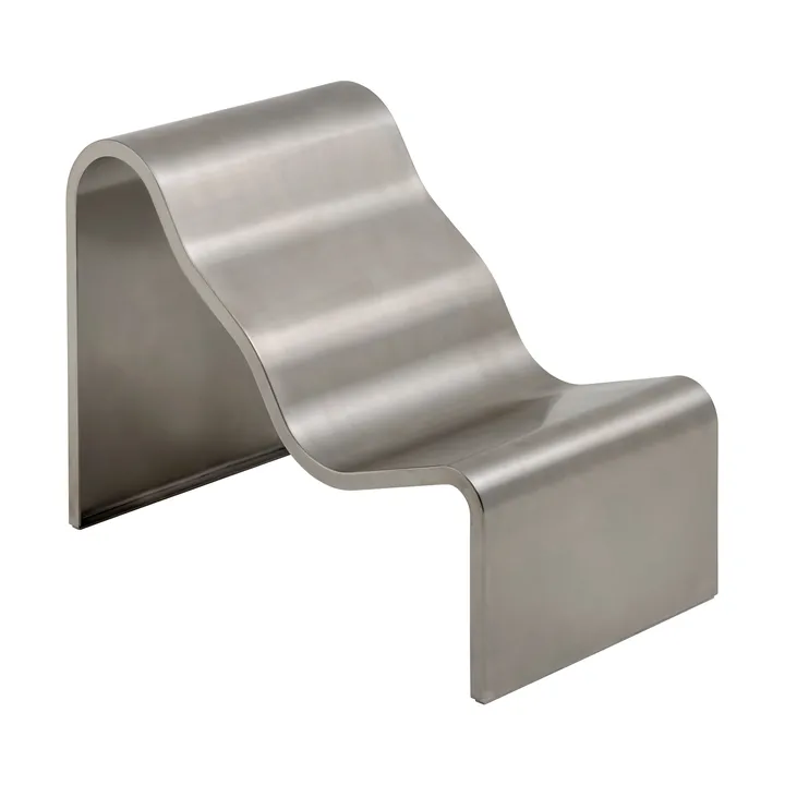 Dream View benk - Børstet stål, 60 cm - Muuto