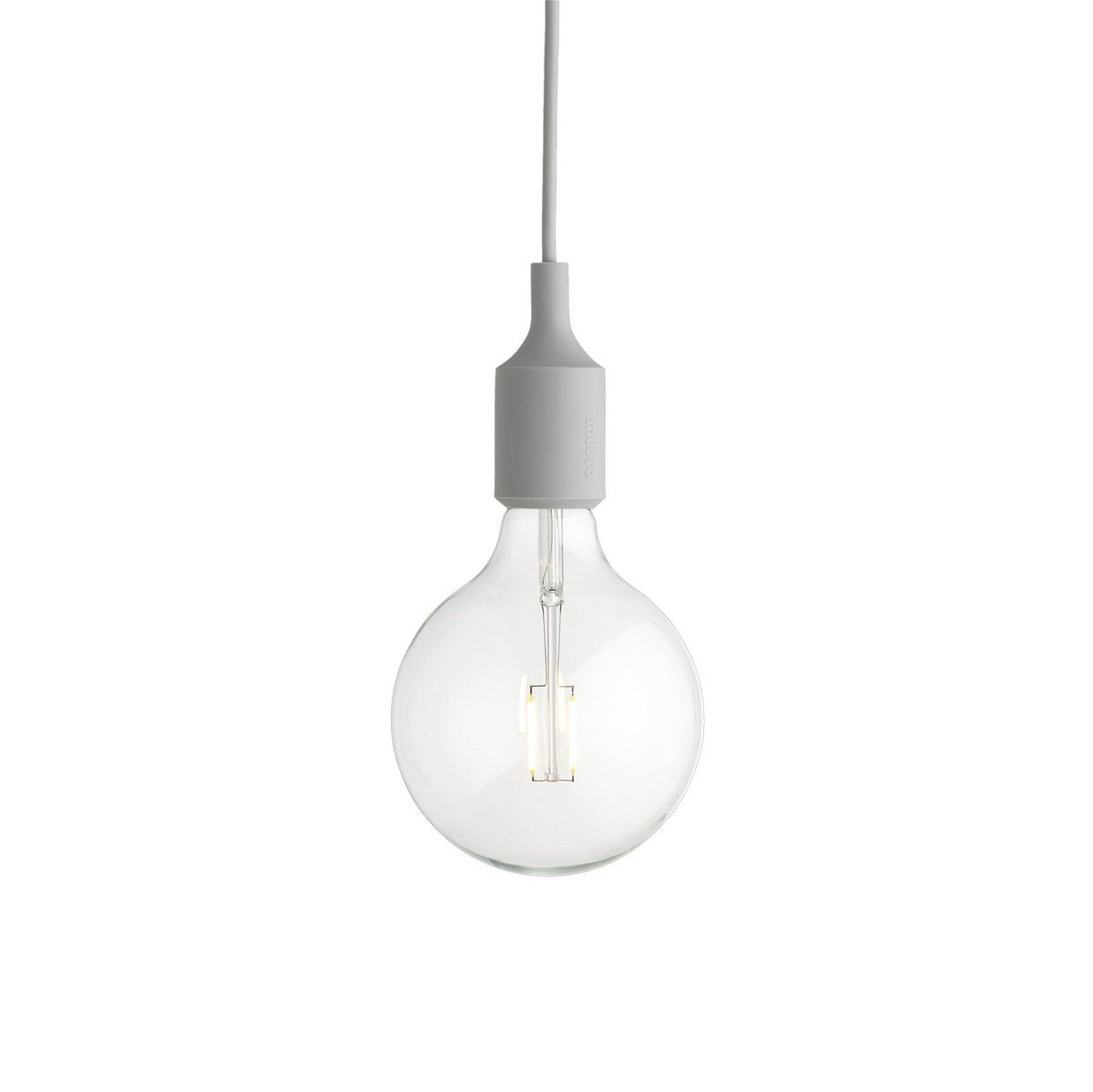 Bilde av Muuto E 27 lampe lysegrå