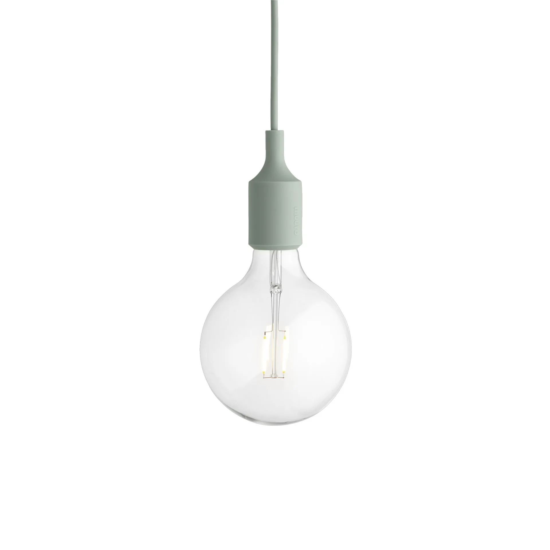 E 27 lampe, lysegrønn Muuto
