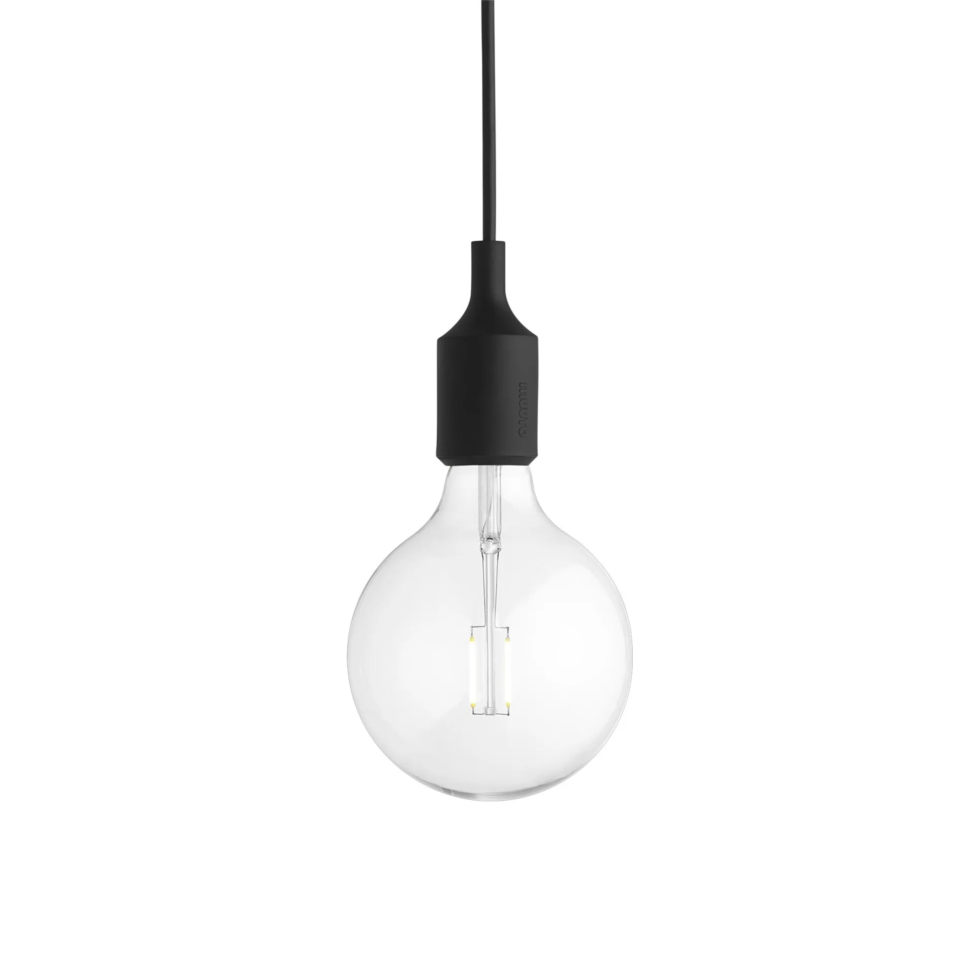 E 27 lampe, svart Muuto