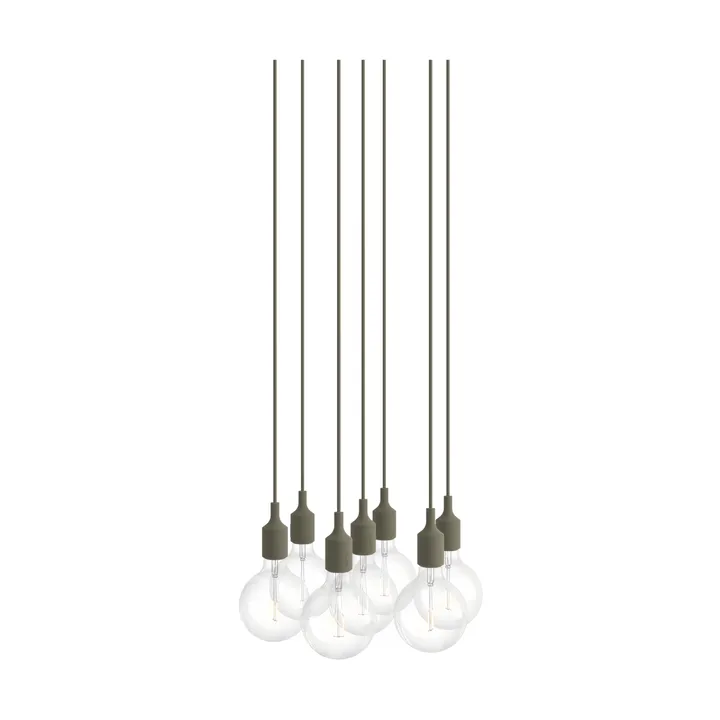 E27 Pendant Cluster 7 pendellampe - Oliven - Muuto