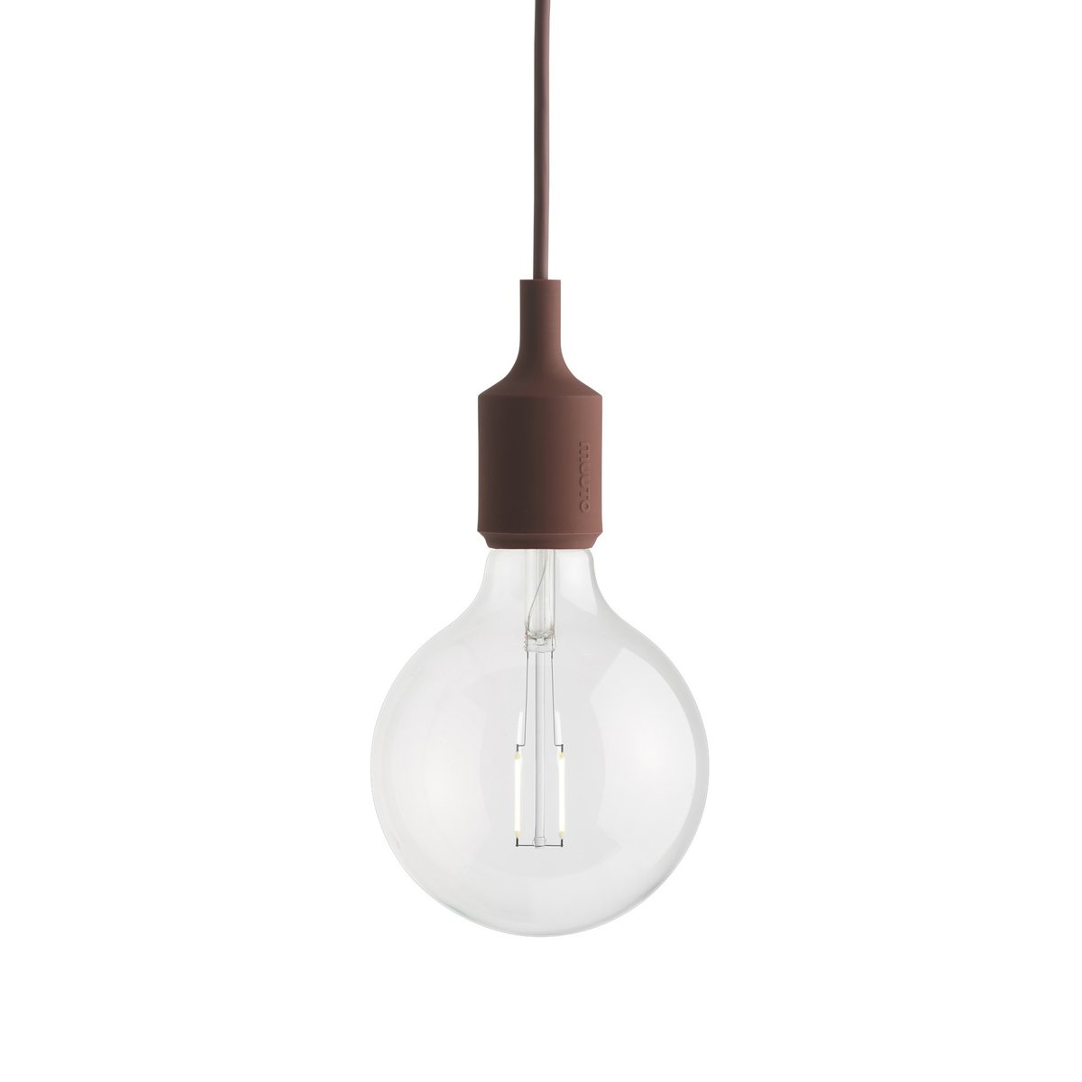 Bilde av Muuto E27 pendel Deep red