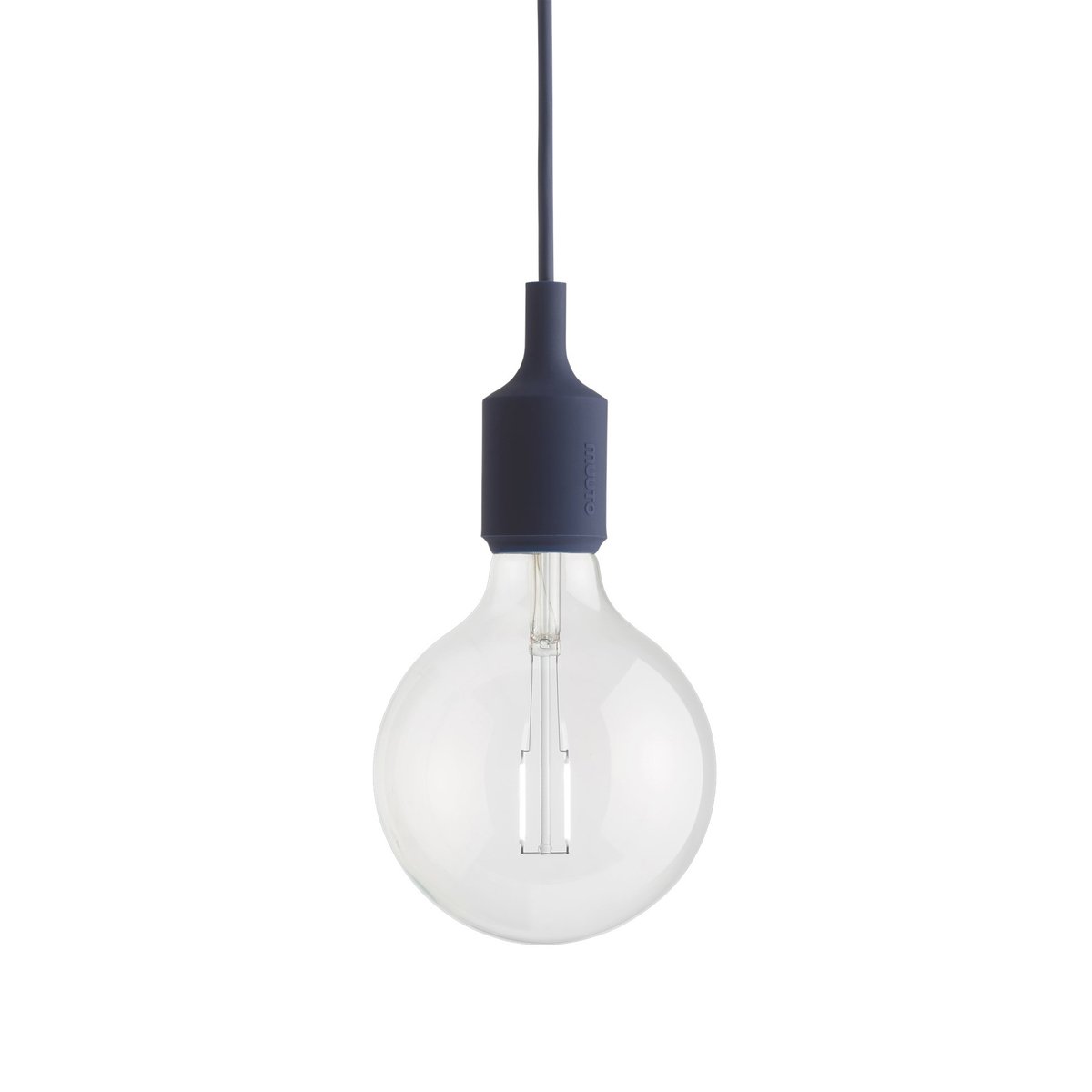 Bilde av Muuto E27 pendel Midnight blue