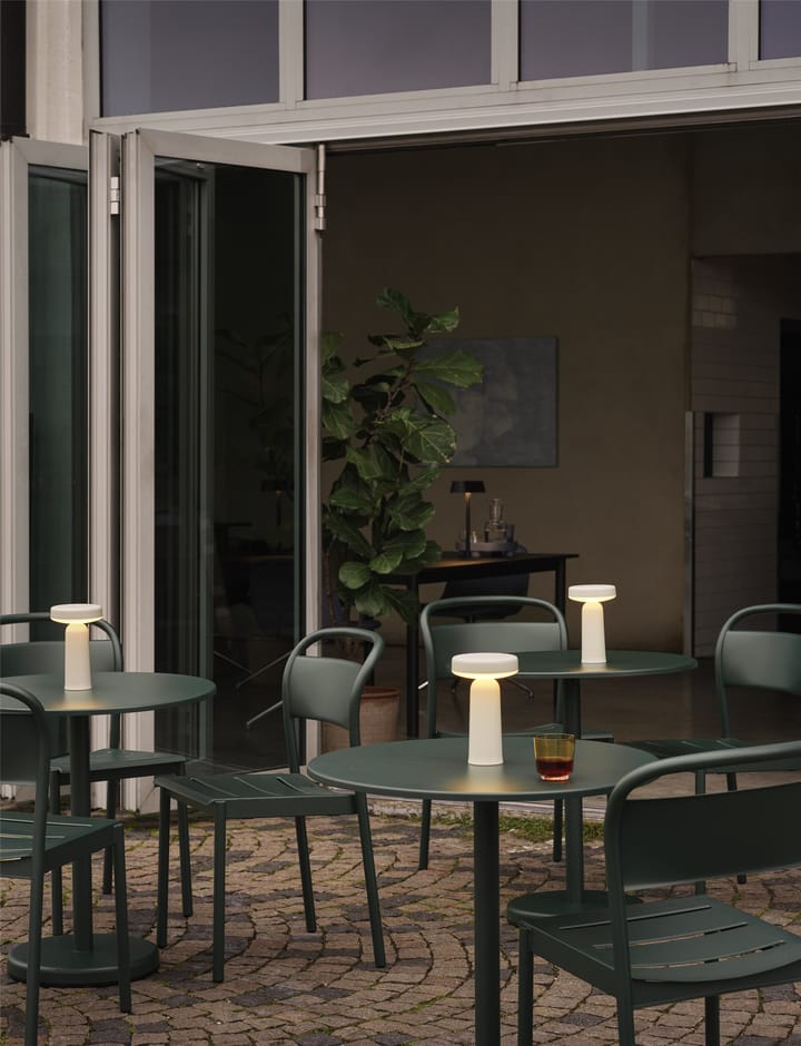 Ease portabel bordlampe 21,5 cm, Grå Muuto