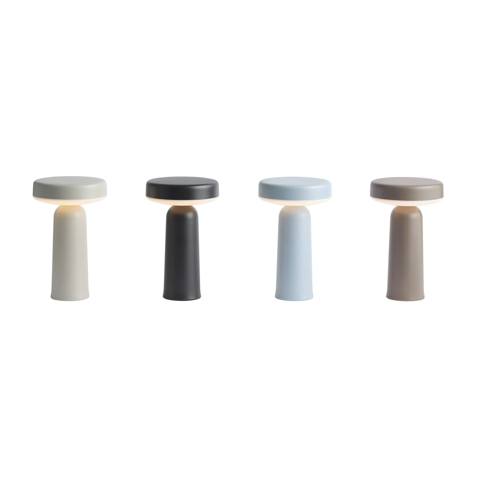 Ease portabel bordlampe 21,5 cm, Lyseblå Muuto