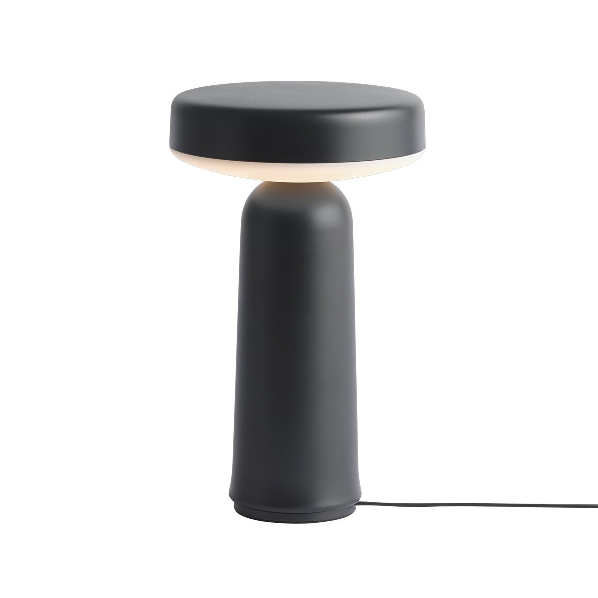 Bilde av Muuto Ease portabel bordlampe 215 cm Svart