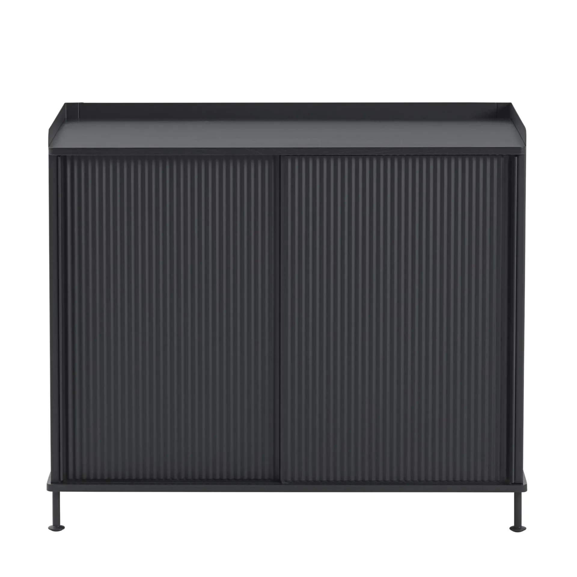 Enfold sidebord, høyt, Black-black Muuto