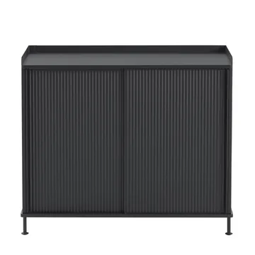 Enfold sidebord, høyt - Black-black - Muuto