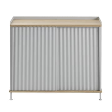 Enfold sidebord, høyt - Oak-grey - Muuto