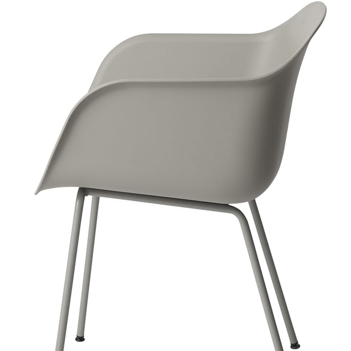 Fiber karmstol tube base, Remix 183-black Muuto