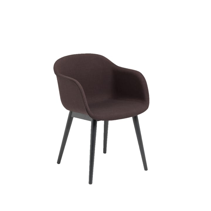 Fiber karmstol tube base - Remix 373-black - Muuto