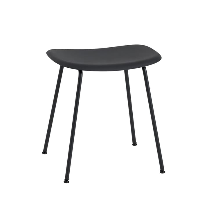 Fiber krakk - black, sort stålstativ - Muuto