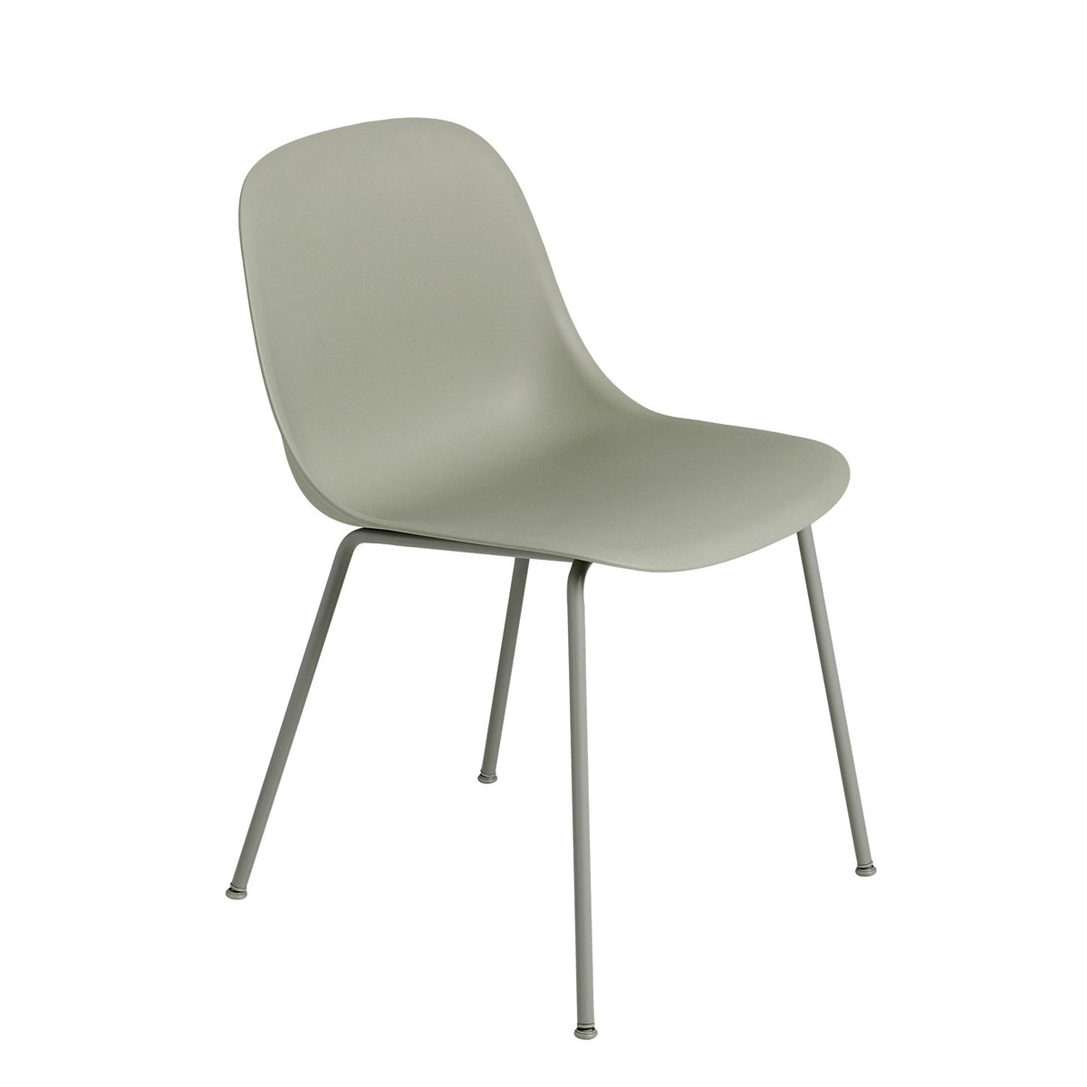 Muuto Fiber side chair stol dusty green