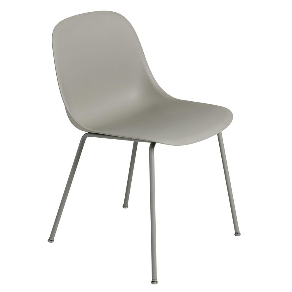 Muuto Fiber side chair stol grå