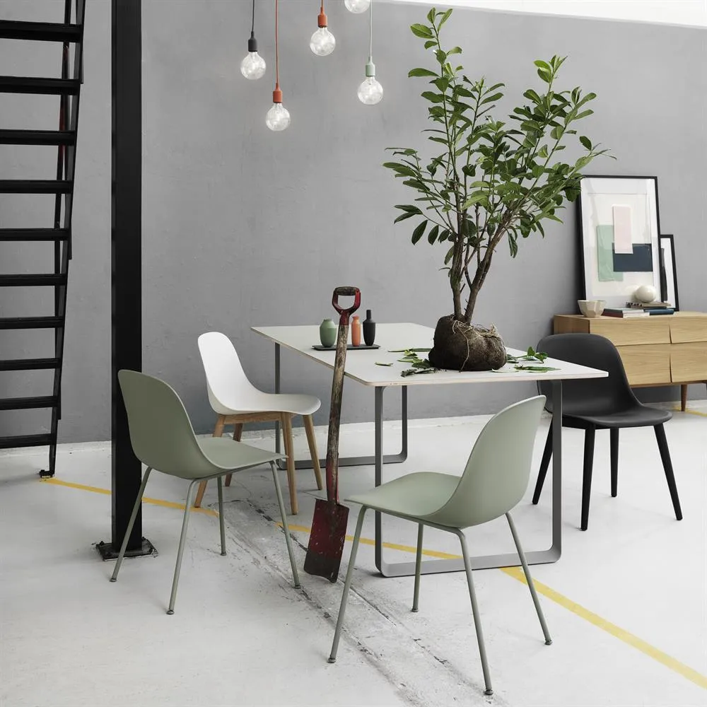 Fiber side chair stol, hvit Muuto