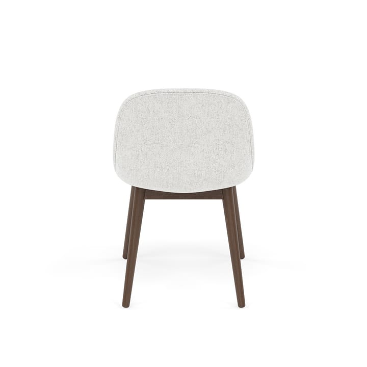 Fiber Side Chair stol med trebein - Hallingdal nr110-stained dark brown - Muuto