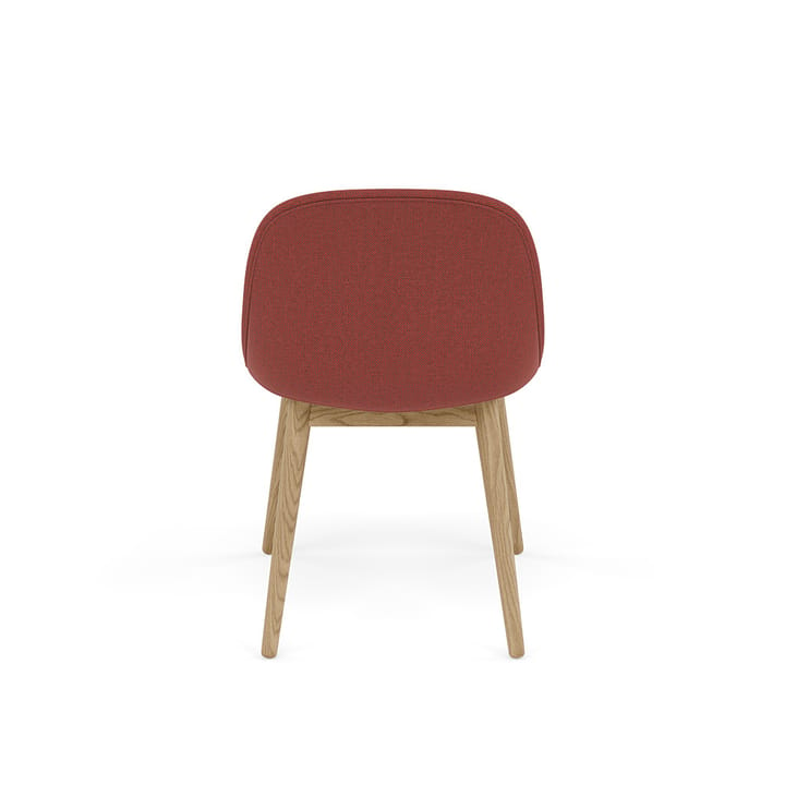 Fiber Side Chair stol med trebein - Re-wool 558-oak - Muuto
