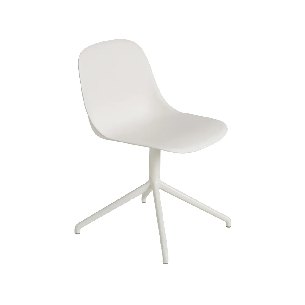 Fiber sidestol, Natural white-White (plastic) Muuto