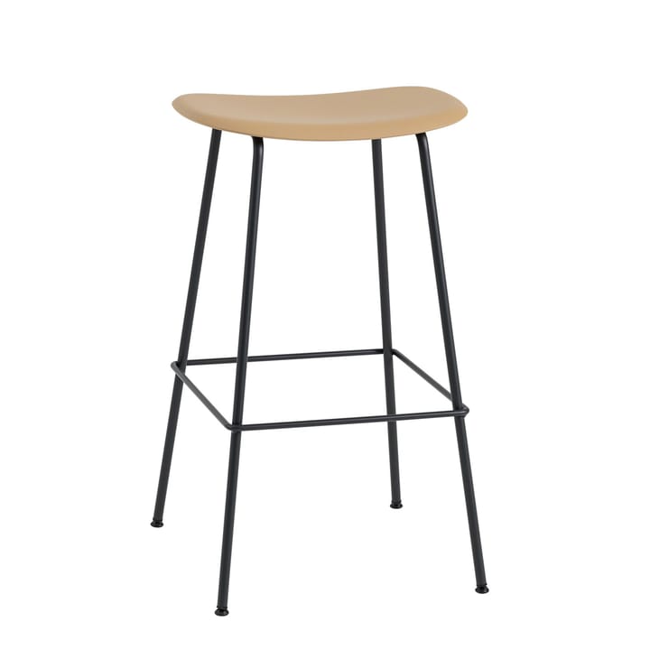 Fiber Tube barstol 75 cm - ockra-svart - Muuto