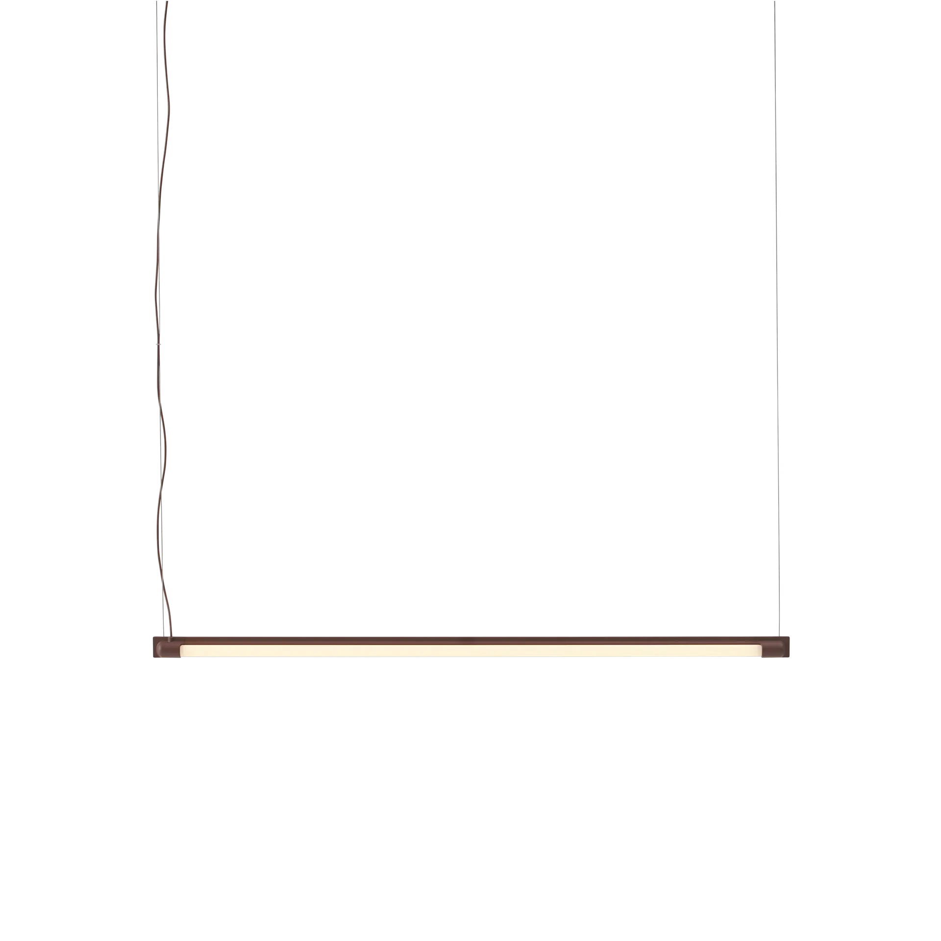 Fine Suspension Lamp 90 cm, Deep Red Muuto