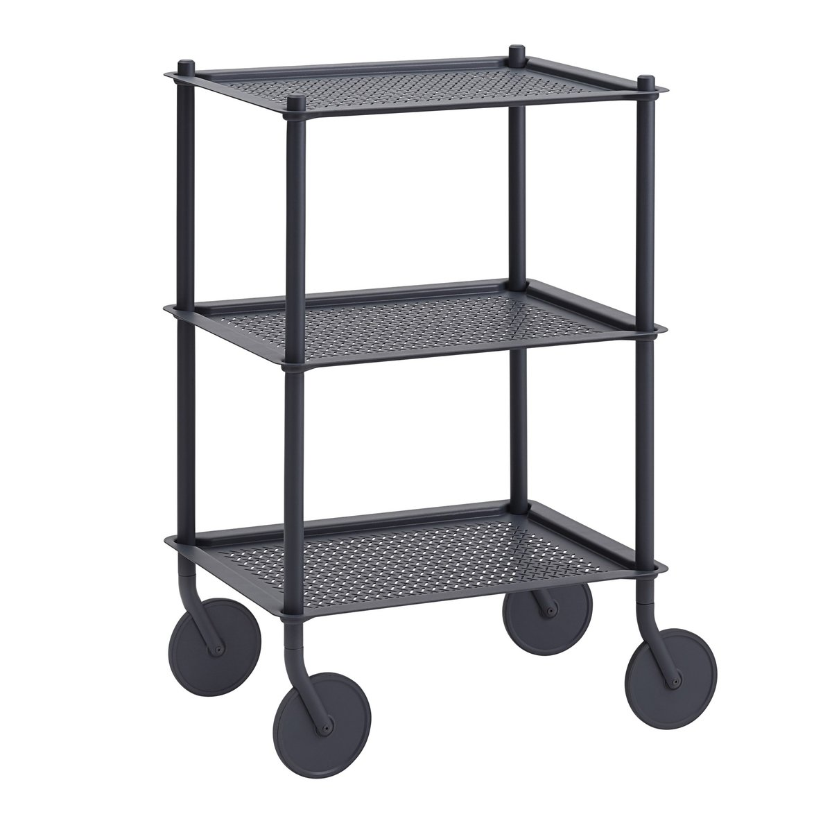 Muuto, Flow Serveringsvogn 3 etasjer Blue-Grey