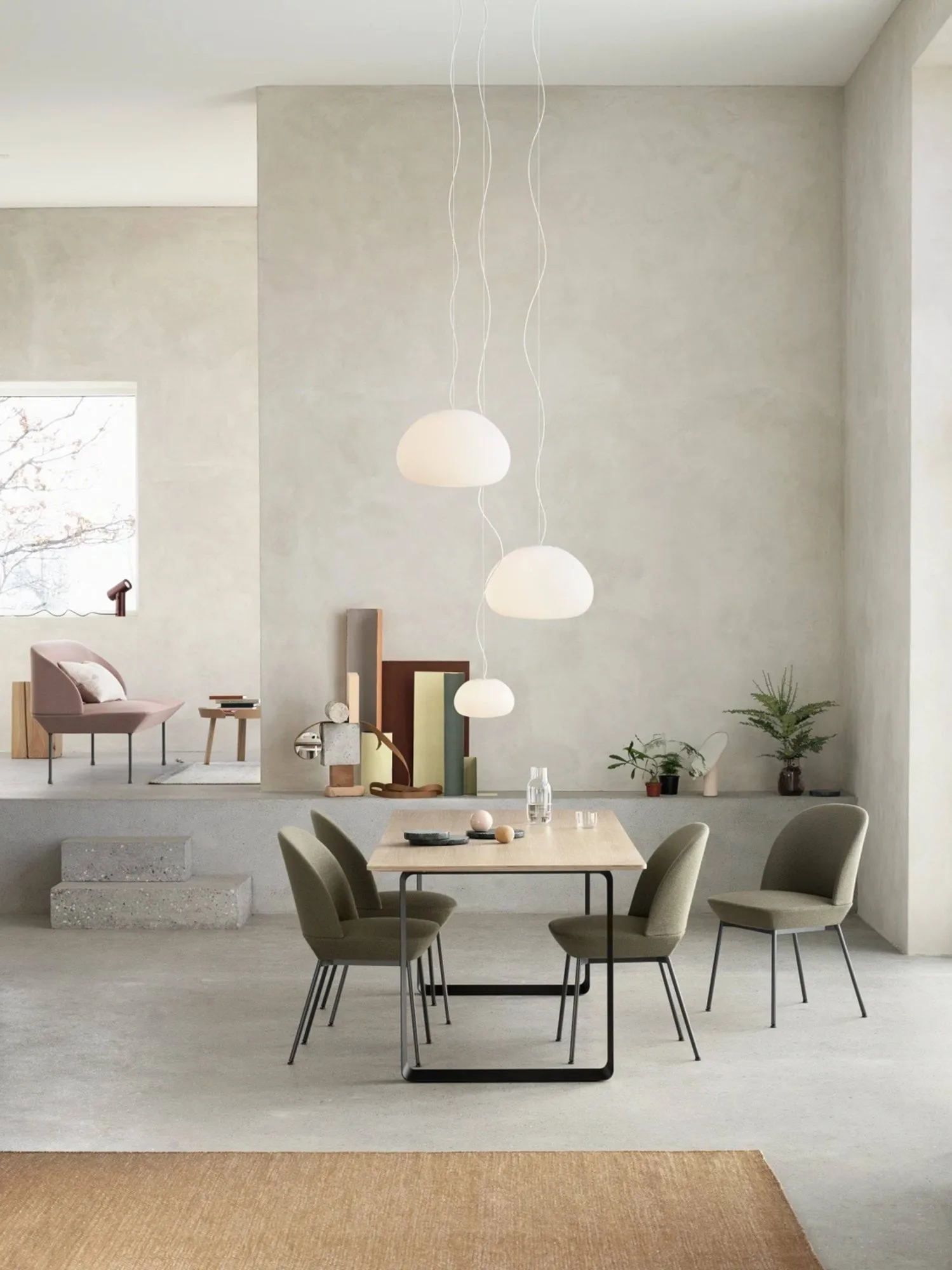 Fluid taklampe, stor Muuto
