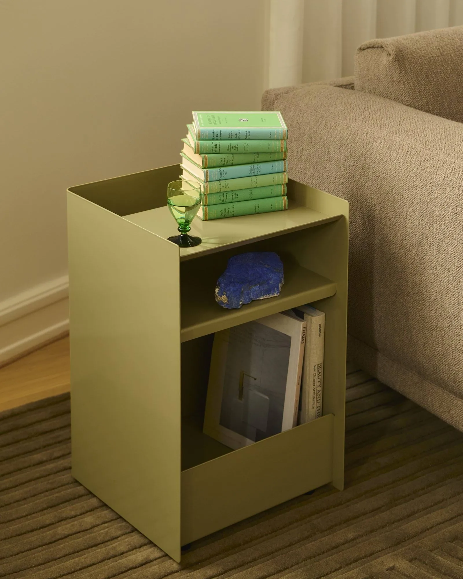 Folded Trolley tralle åpen, Grey, 37,4x38,7x37,2 cm Muuto