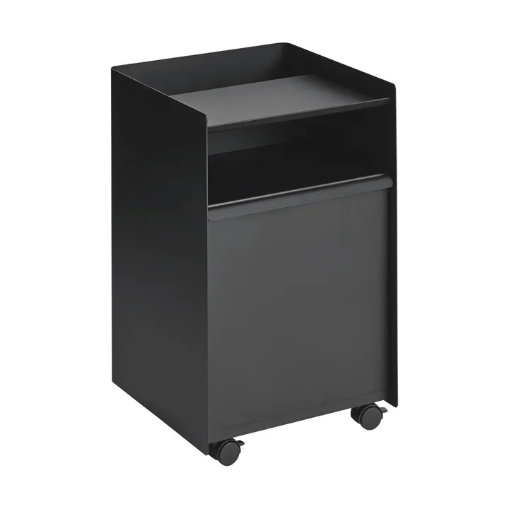 Folded Trolley tralle med skuff - Black - Muuto