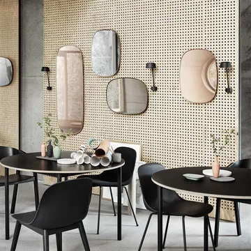 Framed speil - Grå, 59x44 cm - Muuto