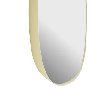 Framed speil - Light yellow-clear, 150x50 cm - Muuto