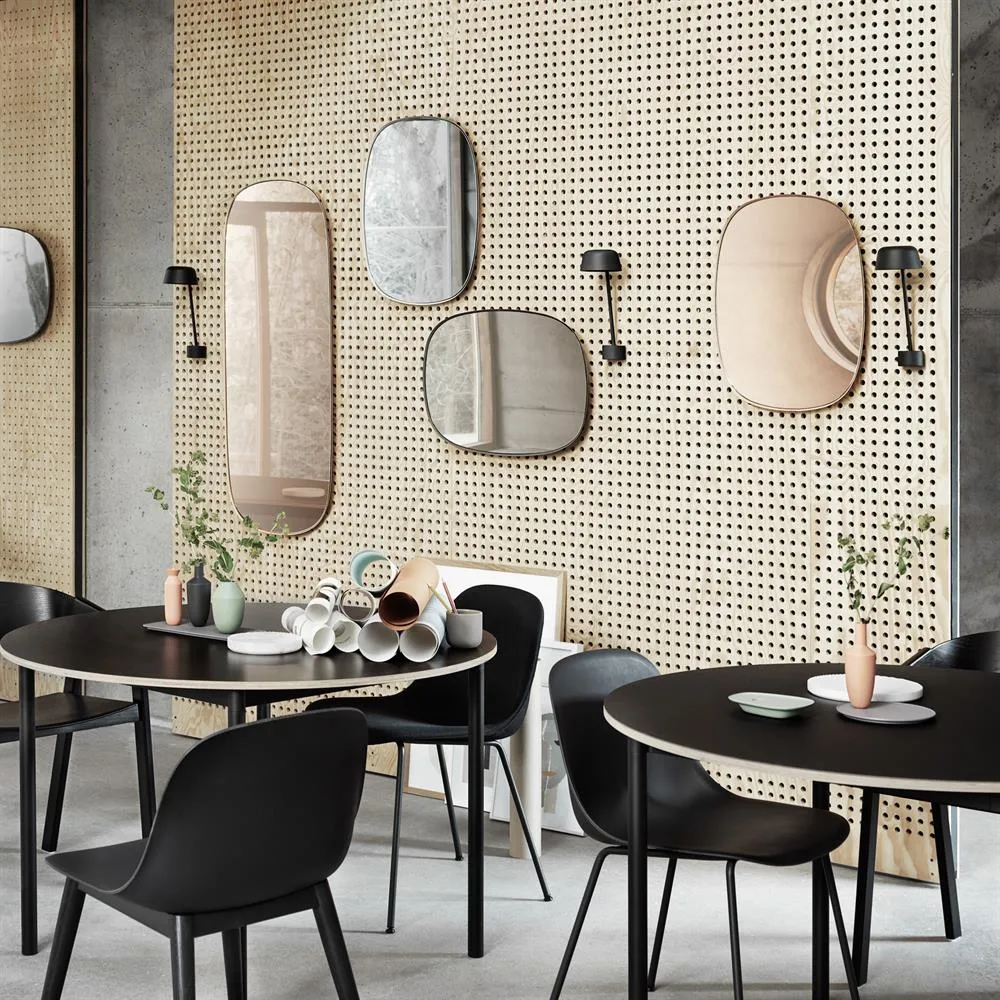 Framed speil, Rose, 59x44 cm Muuto