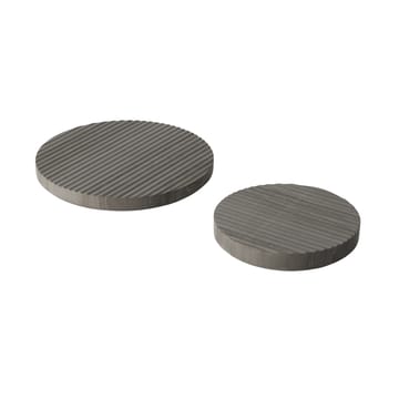 Groove gryteunderlag marmor - grå liten - Muuto