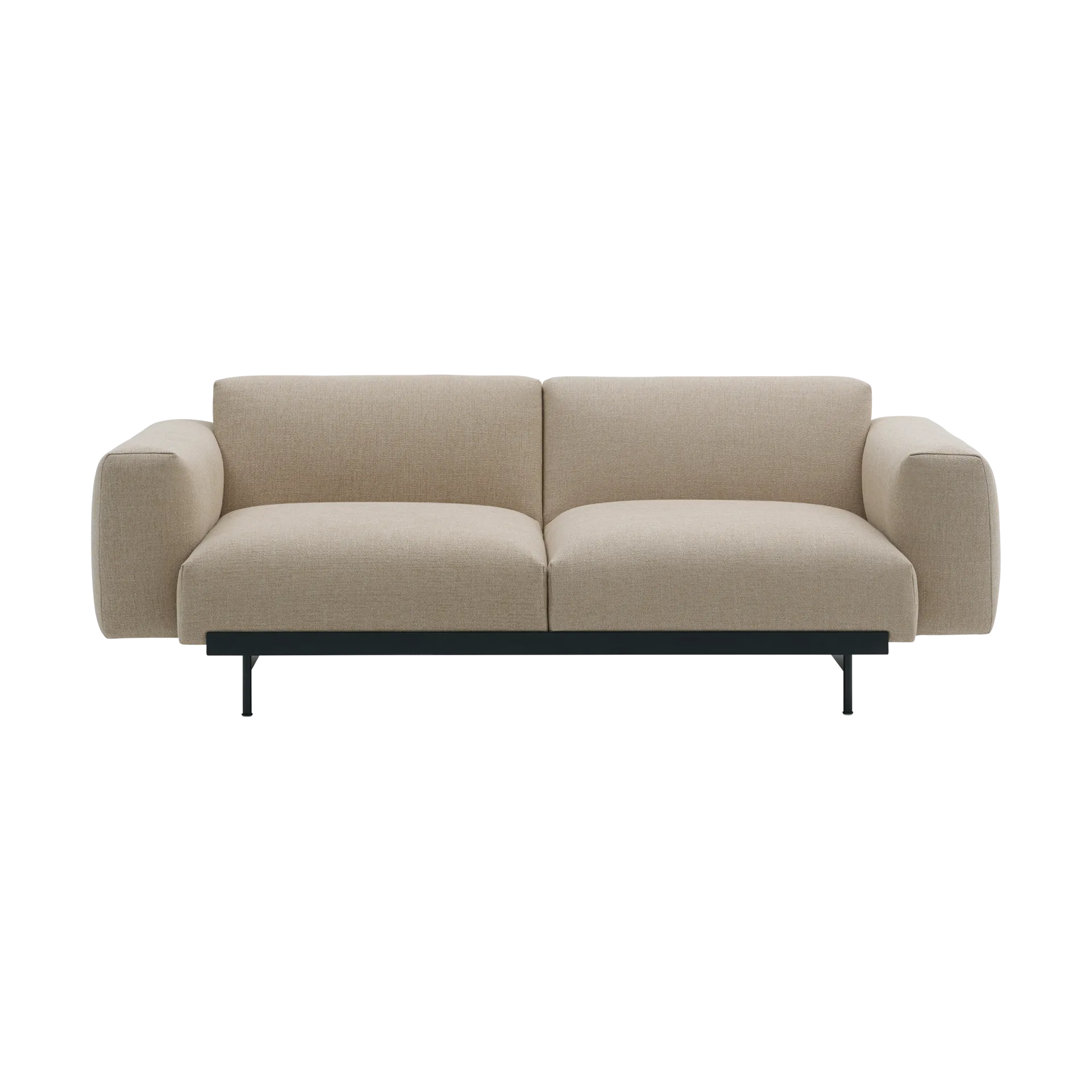 In Situ modulsofa 2-seter Configuration 1, Ecriture 240-Black Muuto