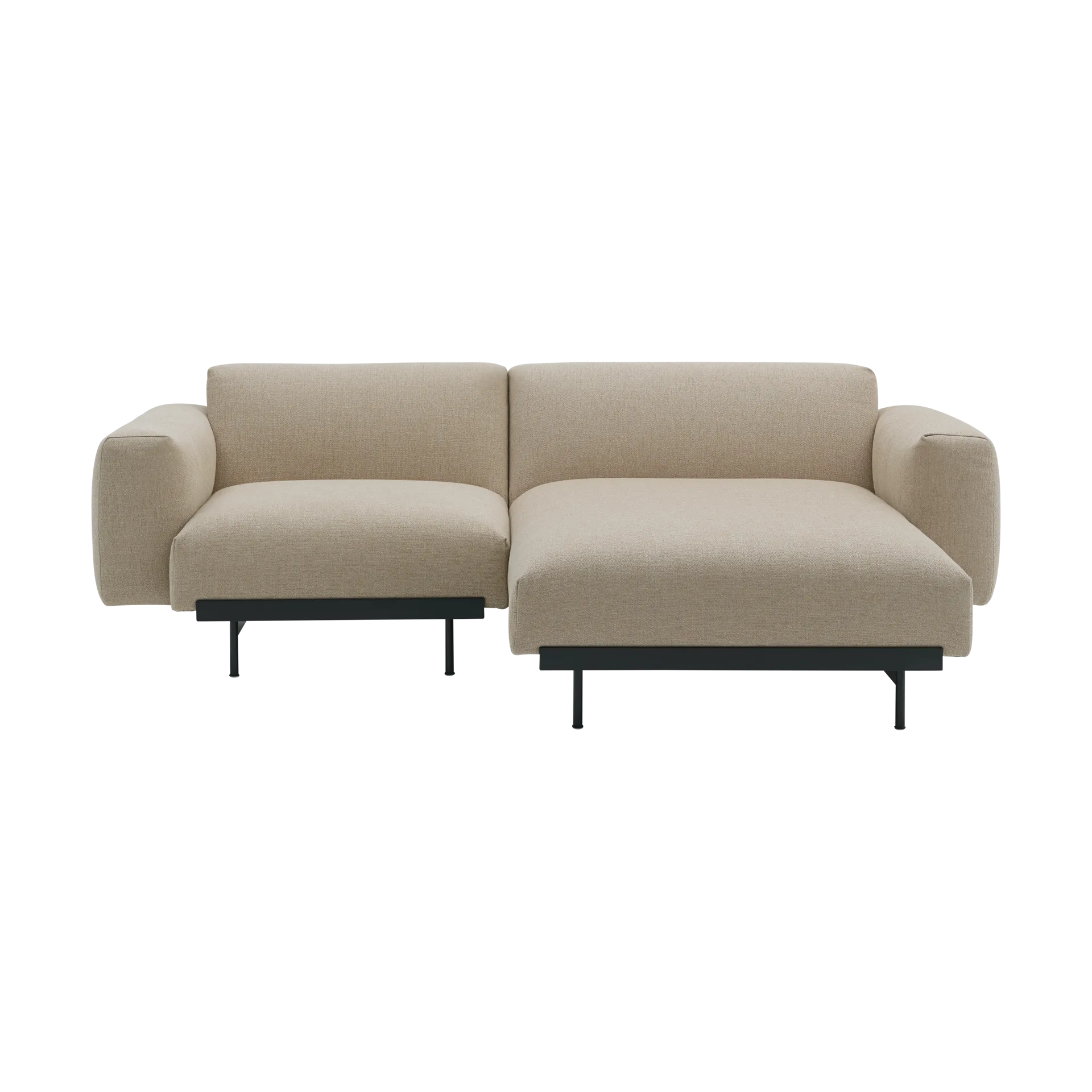 In Situ modulsofa 2-seter Configuration 4, Ecriture 240-Black Muuto