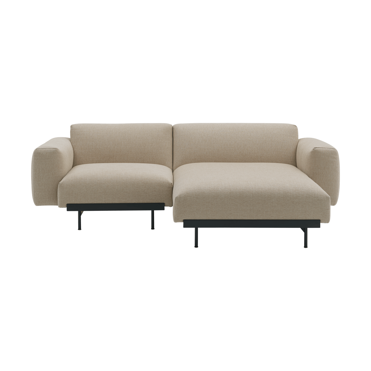 Muuto In Situ modulsofa 2-seter Configuration 4 Ecriture 240-Black